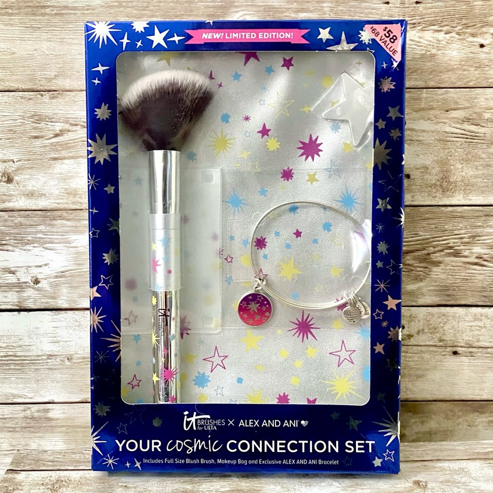 It brushes for Ulta and Alex and Ani cosmic connection set exclusive bracelet